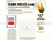 Tablet Screenshot of flamewallet.com